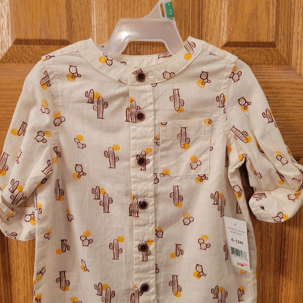 Baby Cactus Blouse Size 6-12mos. - Picture 2 of 5